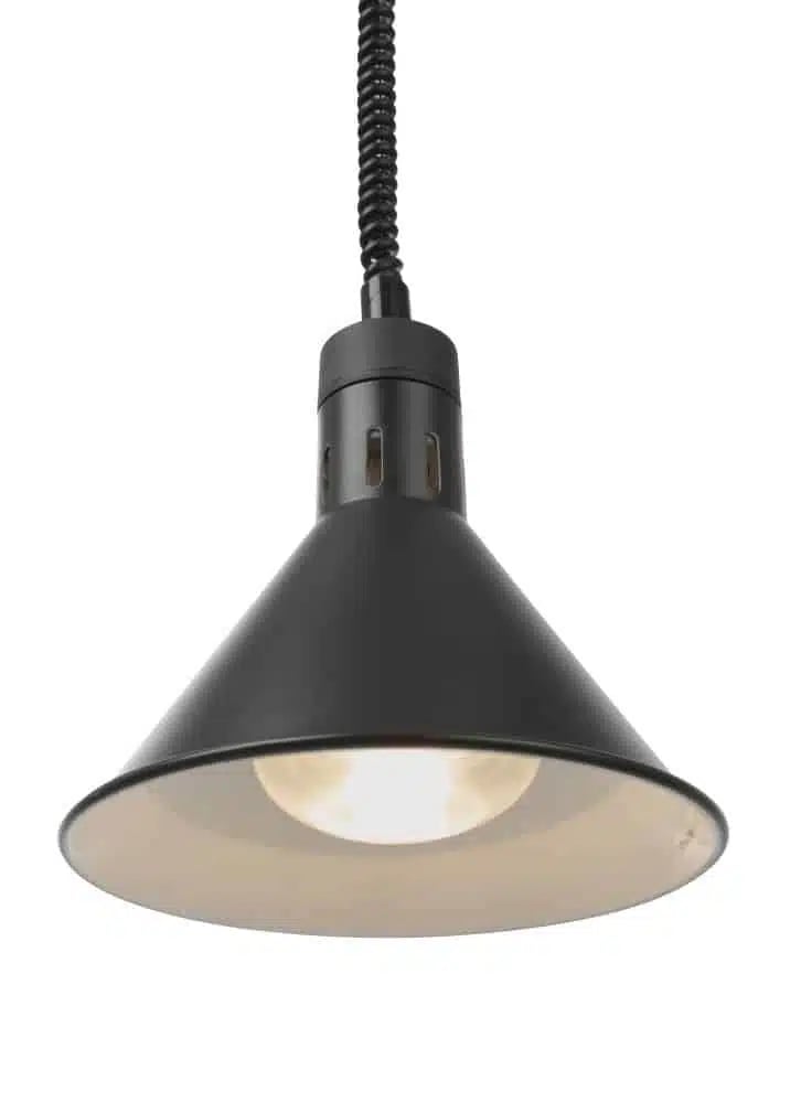 Justerbar varmelampe i sort, 250w - Billede 2