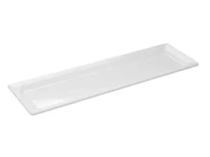 Global White Fad rektangulært 36,0 x 18,0 x 2,6 cm