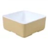 Cube Champagnefarvet skål(1) 10,5 x 10,5 x H4,5 cm. - 3 på lager