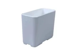 Cube Grey skål(3) 10,5 x 5 x H8,5 cm.