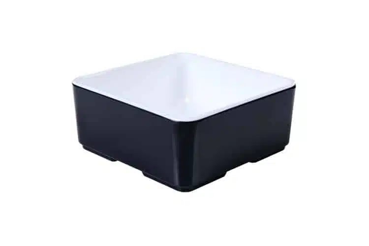 Cube Black skål(1) 10,5 x 10,5 x H4,5 cm.