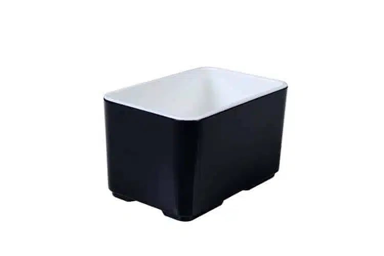 Cube Black skål(5) 10,5 x 7 x H6,3 cm.