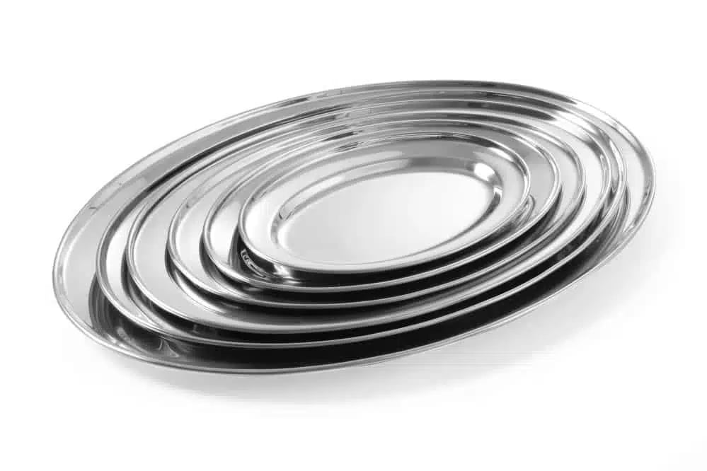 Serveringsfad, Hendi, 300x220mm, Oval, Rustfrit stål - Billede 3