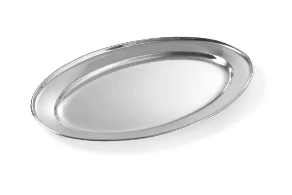 Serveringsfad, Hendi, 300x220mm, Oval, Rustfrit stål