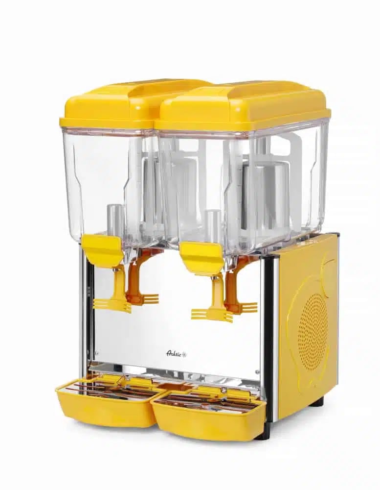 Saftdispenser 2x12L, 24L, 230V/370W, 430x430x(H)640mm, med temperaturkontrol - Billede 2