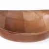 Oval brødkurv i træ, tilf f.eks. pitabrød, 255x190mm
