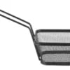 Sorte, stabelbare mini friturekurve, 105x90x60mm