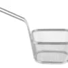 Sorte, stabelbare mini-friturekurve, 130x115x80mm, mat finish