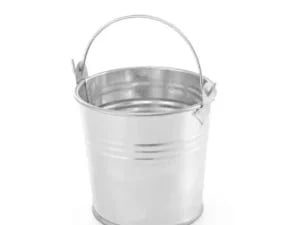 Spande med håndtag, ø100x(h)90mm - nemme at bære!