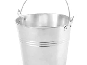 Spande med håndtag, ø160x(h)140mm.
