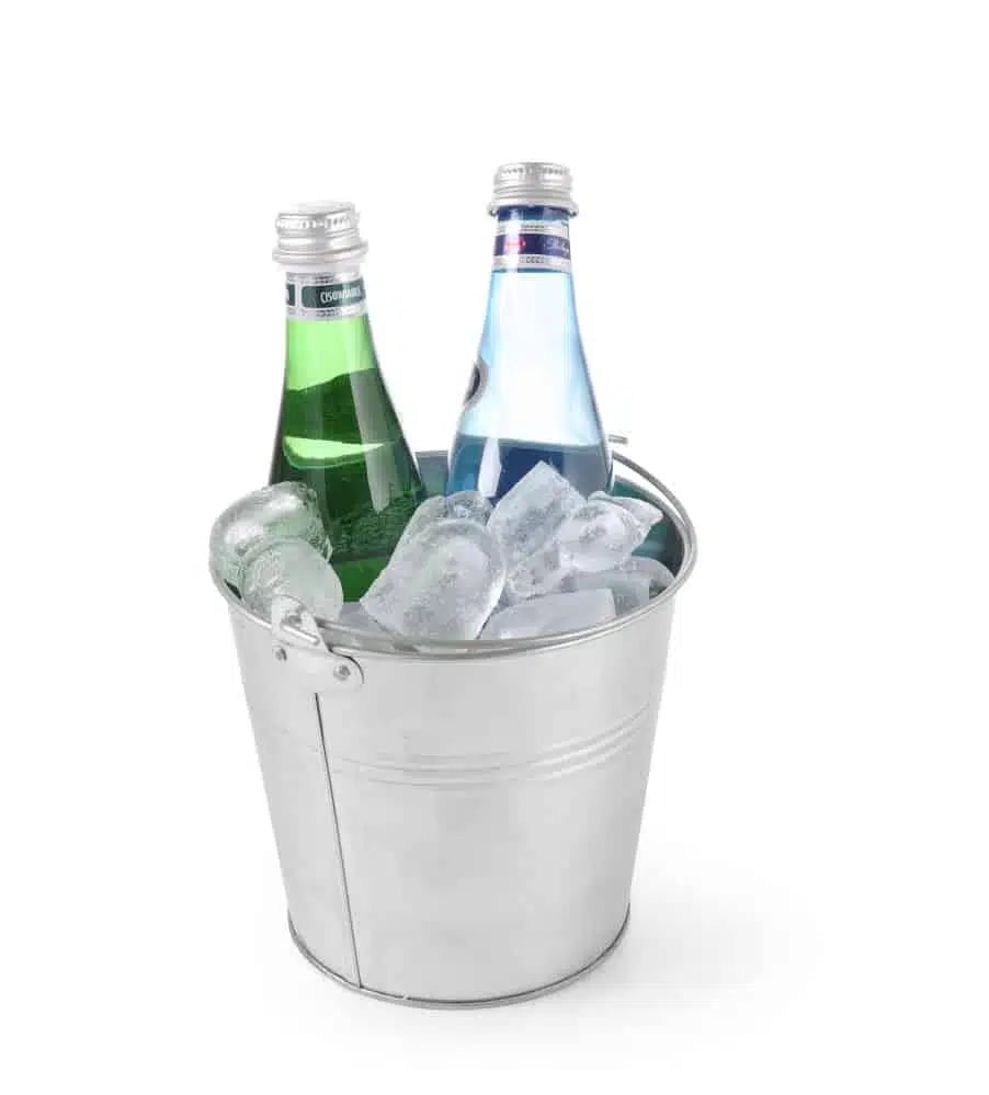 Spande med træhåndtag, ø120x(h)105mm - Billede 5
