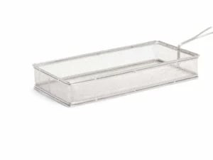Miniaturekurv til dybstegning, 255x135x(h)45mm.