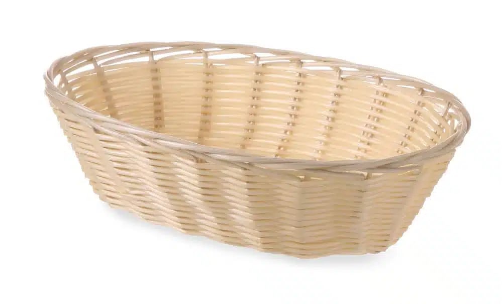 Oval brødkurv, 225x130x55mm