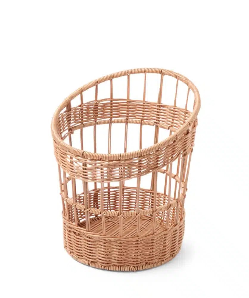 Baguettekurv i polyrattan, 305x320x350mm - Billede 2