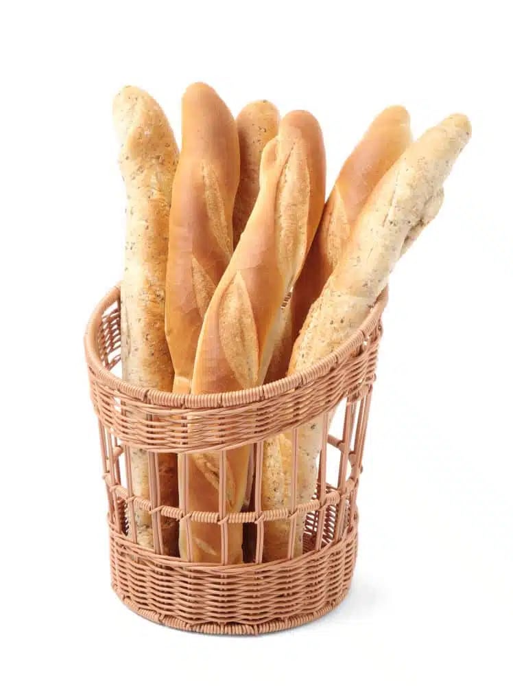Baguettekurv i polyrattan, 305x320x350mm - Billede 3