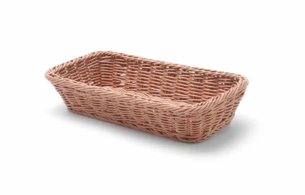 Brødkurv i rustfrit stål, gn 1/3 størrelse, 325x176x65mm