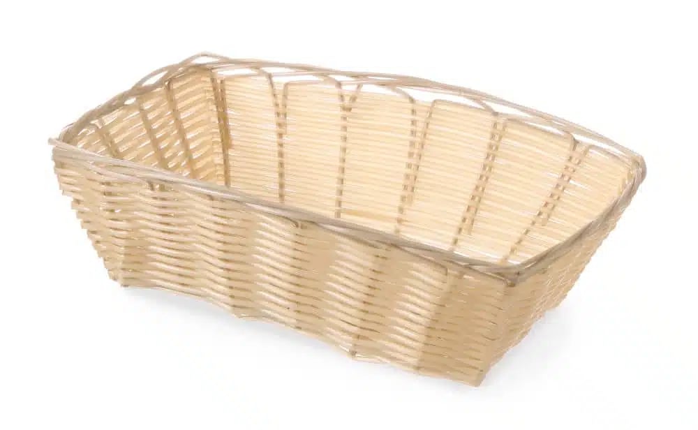 Rektangulær brødkurv, 225x150x65mm