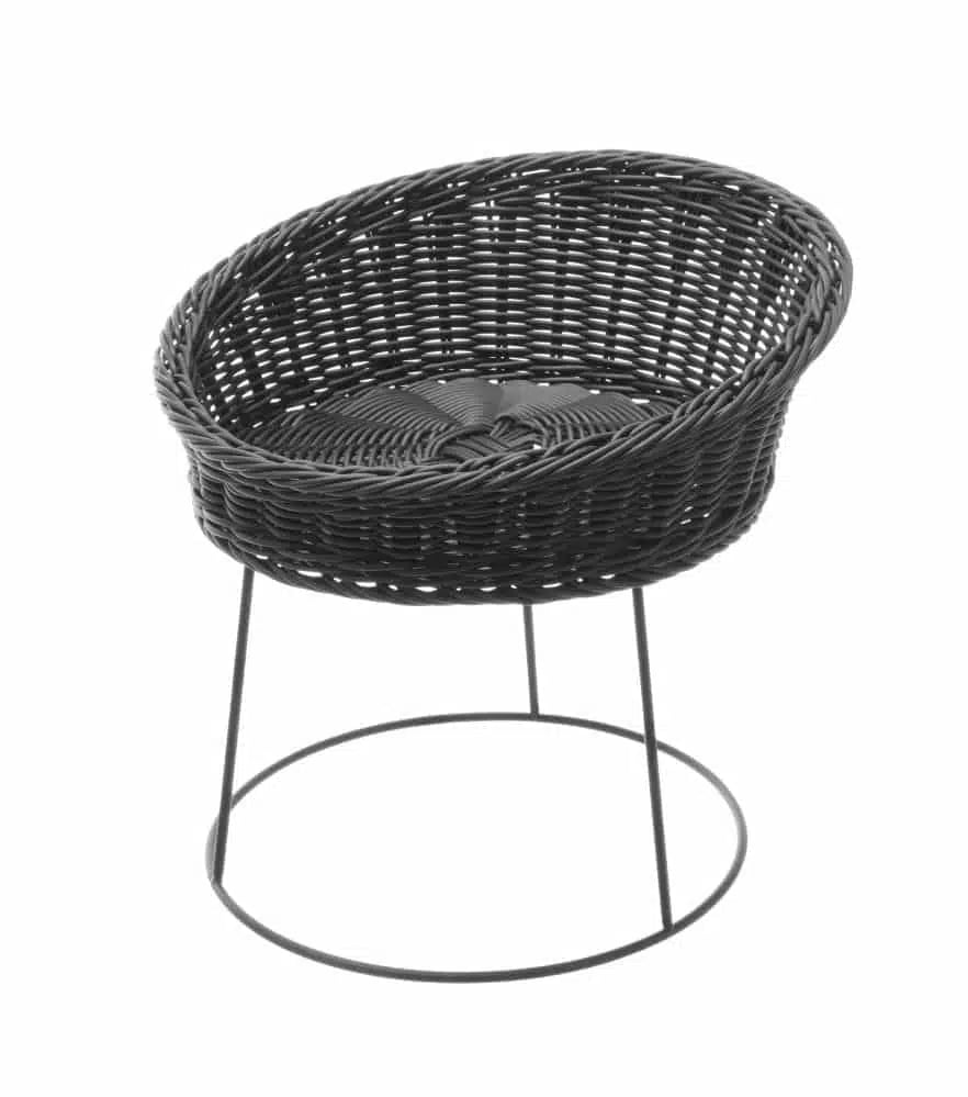 Serveringskurv i polypropylen, ø250x(h)265mm, sæt af 6 - Billede 4