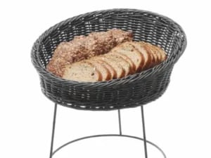 Serveringskurv i polypropylen, ø250x(h)265mm, sæt af 6 - Billede 6