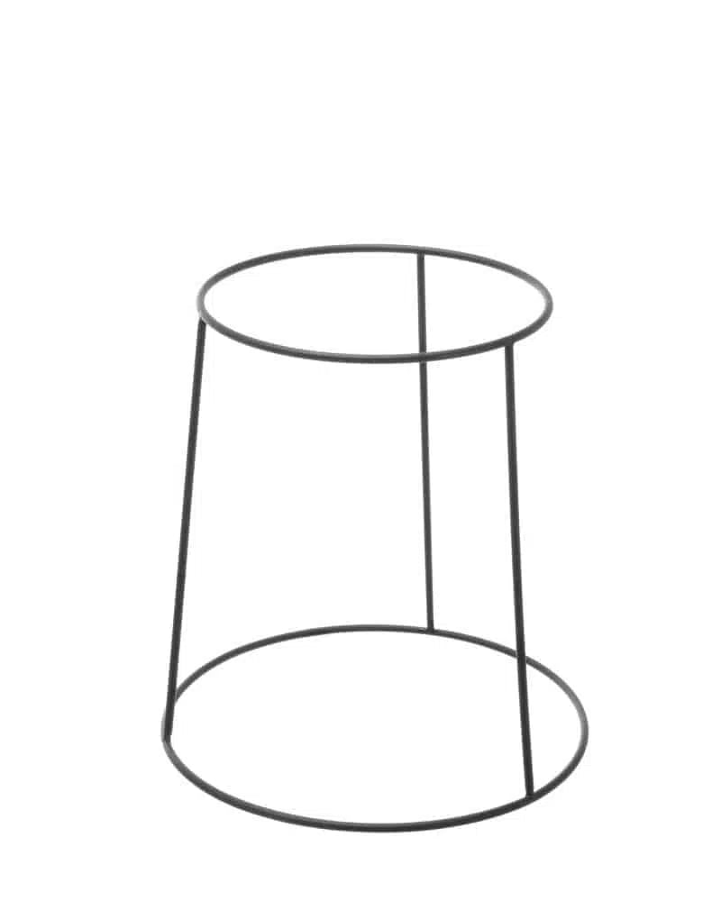 Serveringskurv i polypropylen, ø250x(h)265mm, sæt af 6