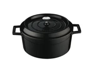 LAVA gryde med låg, støbejern 10L, Ø32xH15cm