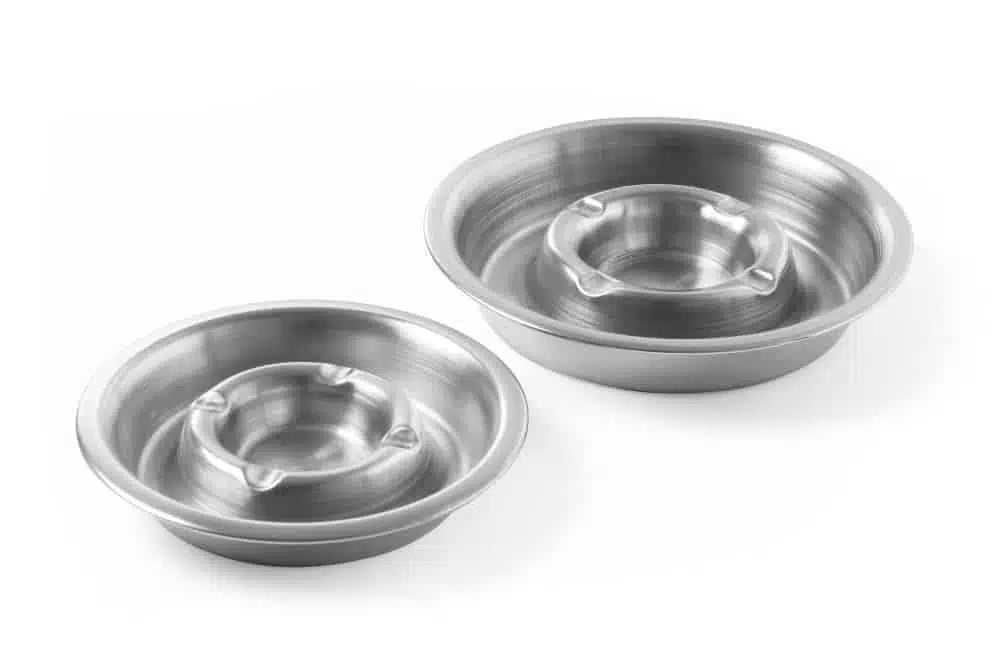 Askebæger med brandsikker kant, ø140x(h)30mm. - Billede 2