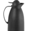 Termokande med glas indvendig flaske, 1L, Sort, ø140x(H)268mm, Hendi