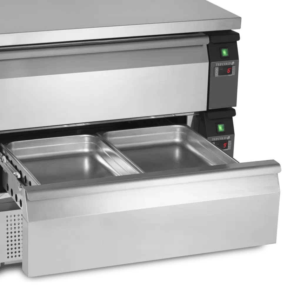 UD2-2 Rustfrit Stål Uni-Drawer med 179L Kapacitet og 240kg Belastning - Billede 3