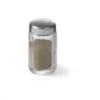 Salt shaker i glas med rustfrit stål låg, 6 stk., ø40x(h)70mm