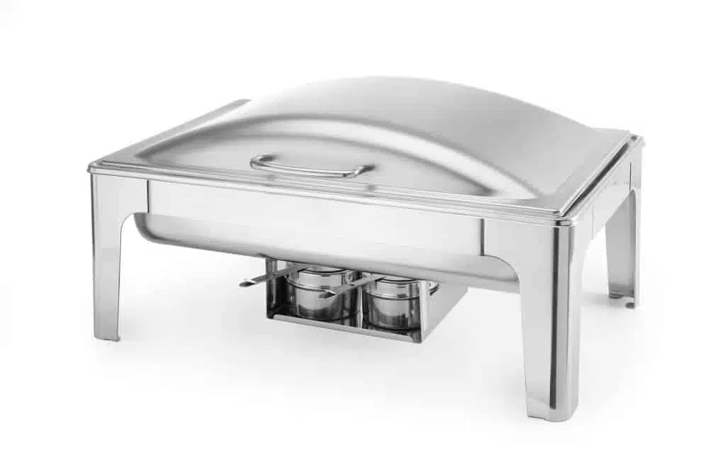 Chafing dish i satin finish, 9 l, med aftageligt låg - Billede 6