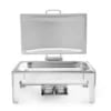 Chafing dish i satin finish, 9 l, med aftageligt låg