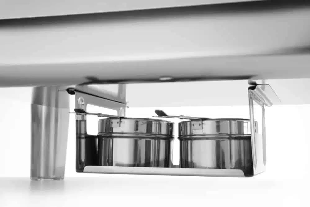 Chafing dish i satin finish, 9 l, med aftageligt låg - Billede 5