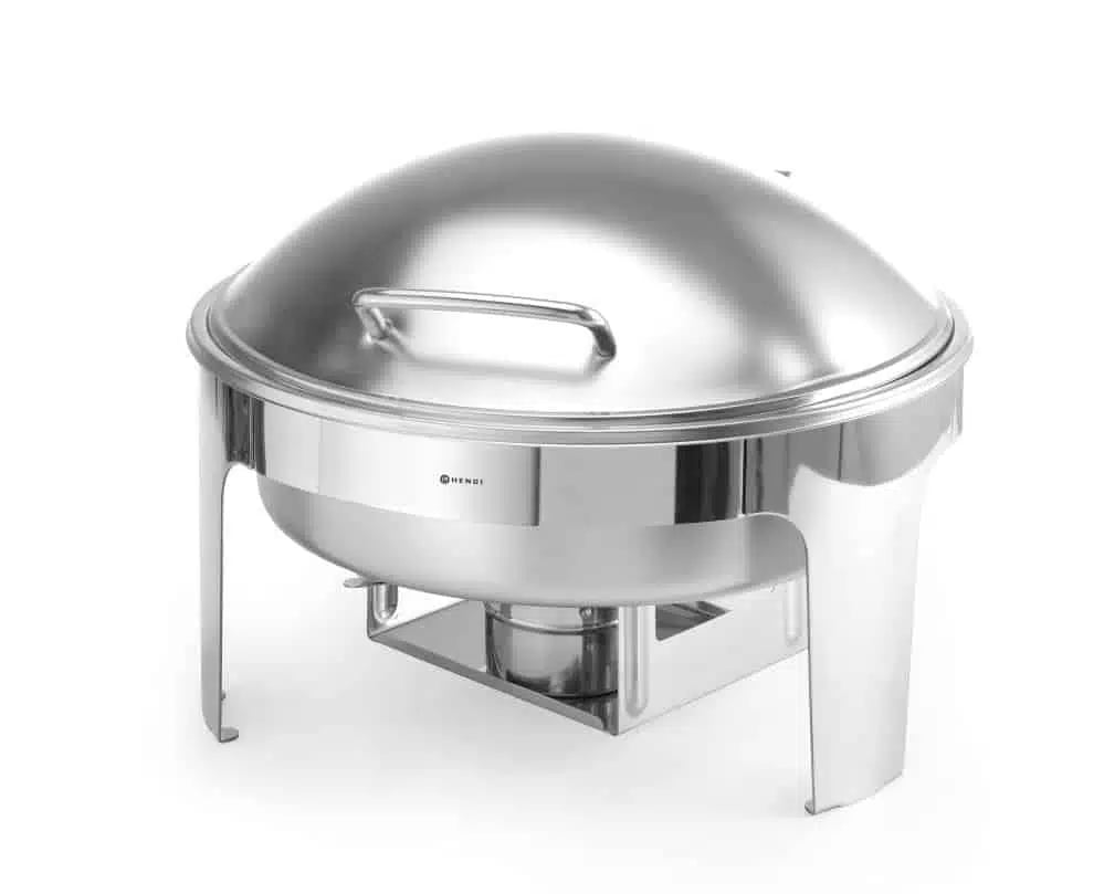 Rundt chafing dish i satin finish, profi line, 6l, 465x420x(h)320mm - Billede 3