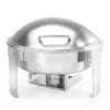 Rundt chafing dish i satin finish, profi line, 6l, 465x420x(h)320mm