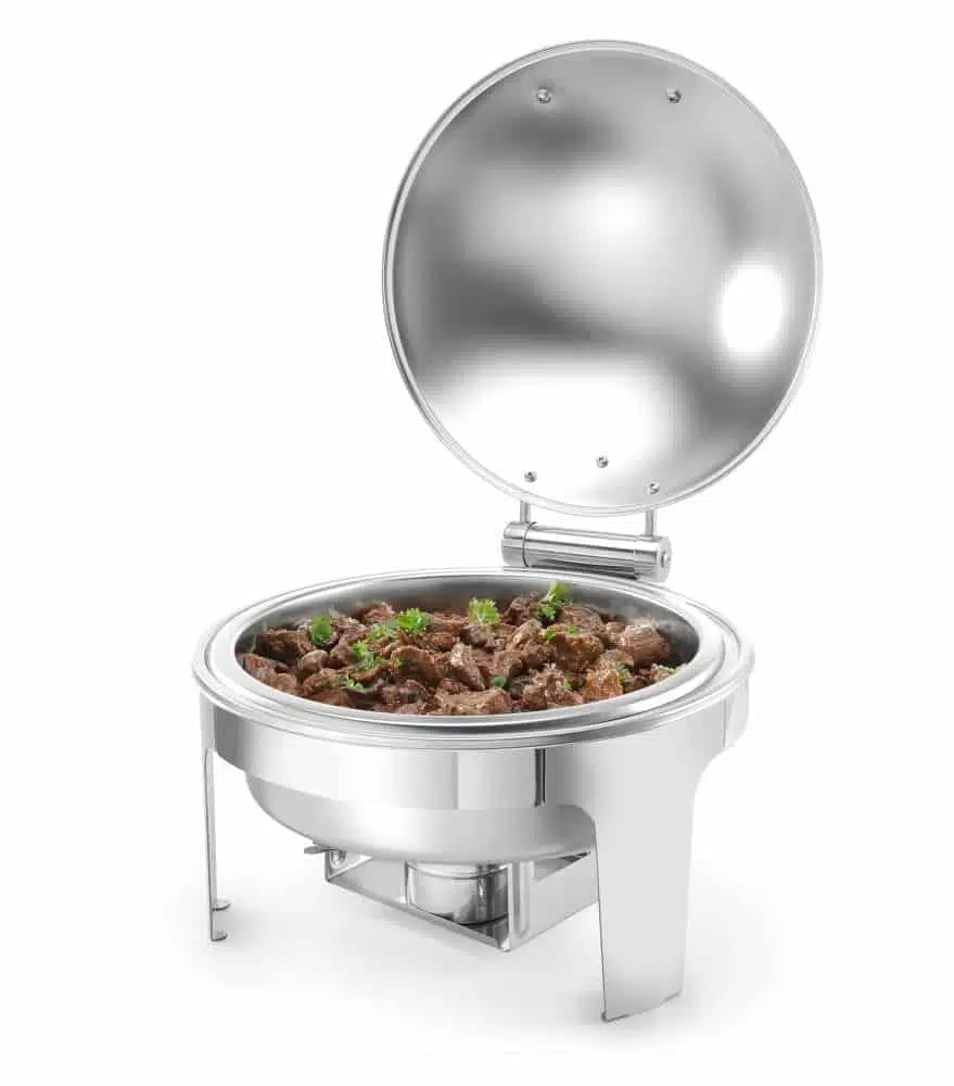 Rundt chafing dish i satin finish, profi line, 6l, 465x420x(h)320mm - Billede 2
