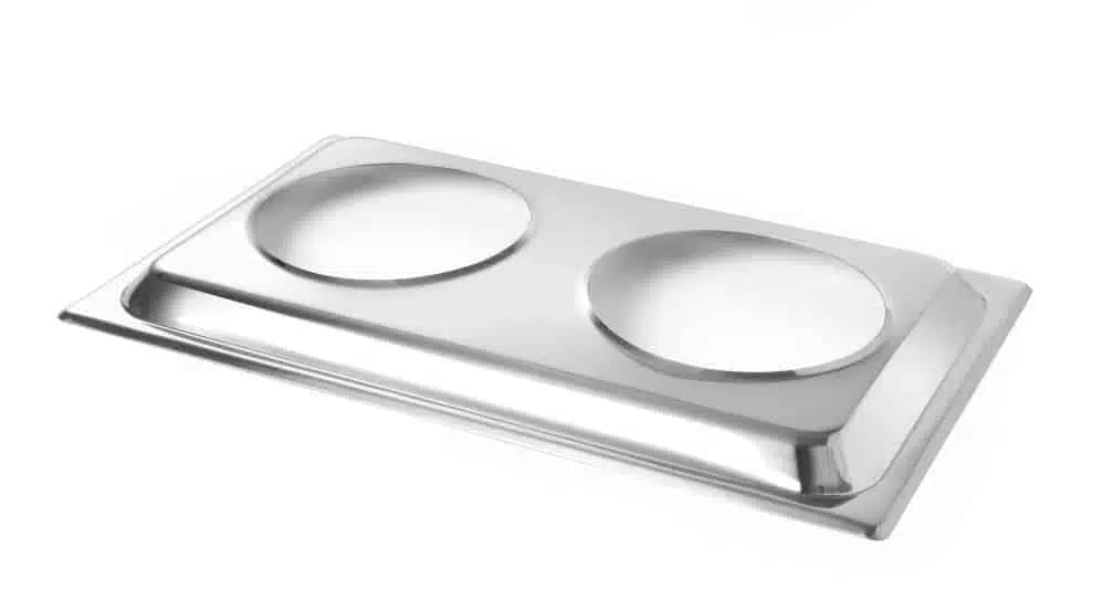 omformer til 2 bain-marie pander, gn 1/1