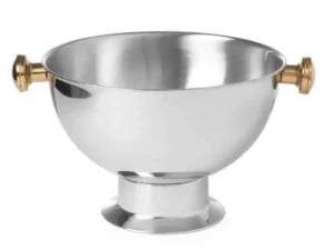 Stor festkøler i rustfrit stål, 13,5l - perfekt til champagne