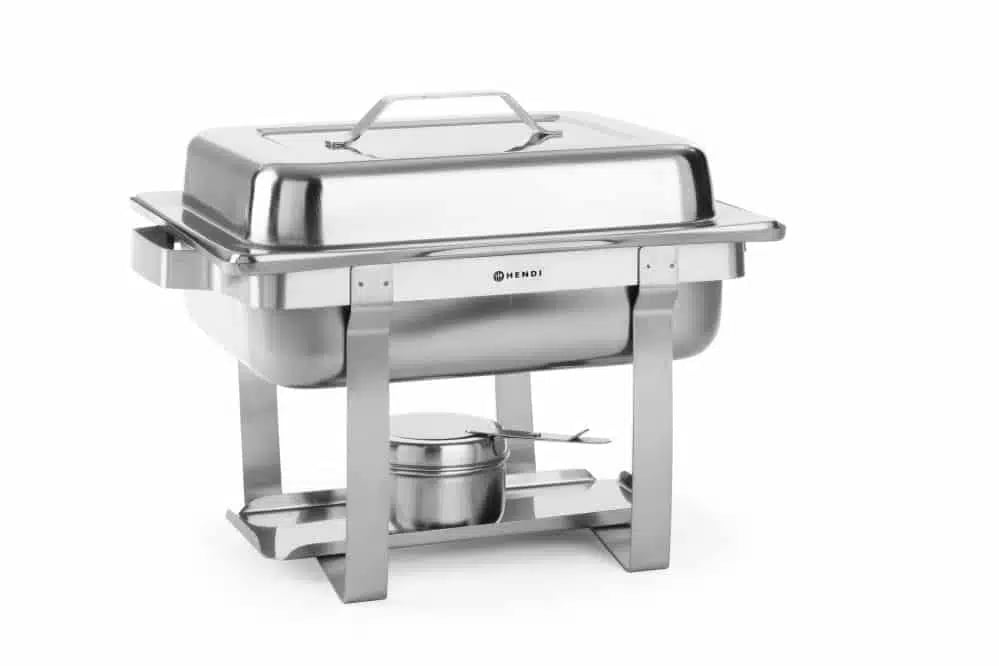 Chafing dish i rustfrit stål, 4,5 l, inkl. Brændstofholdere