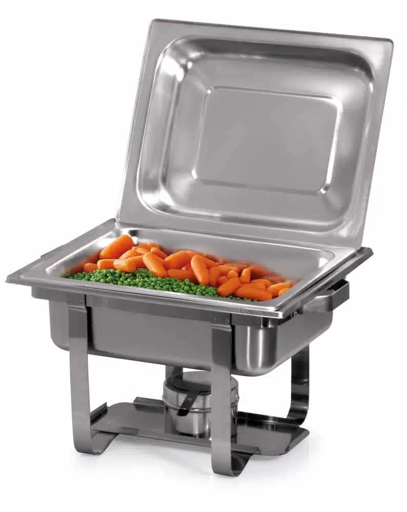 Chafing dish i rustfrit stål, 4,5 l, inkl. Brændstofholdere - Billede 2