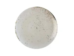 Tallerken Flad Coupe | Ø16cm til Ø32cm | NovaEco Saturno Nature Porcelæn