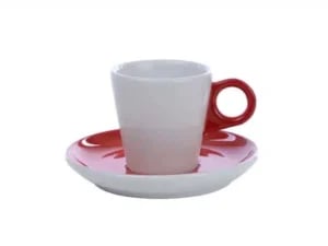 Kaffe kop 14 cl. - Color Me! Red - NovaEco Porcelæn
