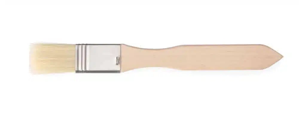 Smør- og fedtpensel med naturlige børster, sæt af 2 stk., 190x20mm