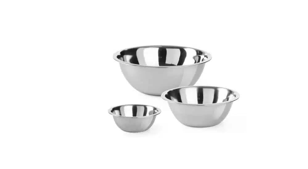 Rustfrit stål mixeskål, 0,7L, ø158x(H)55mm, 1 stk. - Billede 2