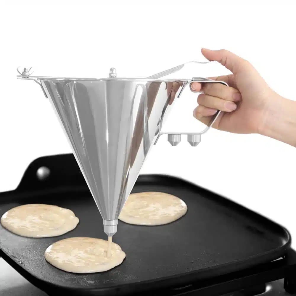 Konfekture tragt, 1,5 liter, stål, med håndtag, 270x195x270mm - Billede 4