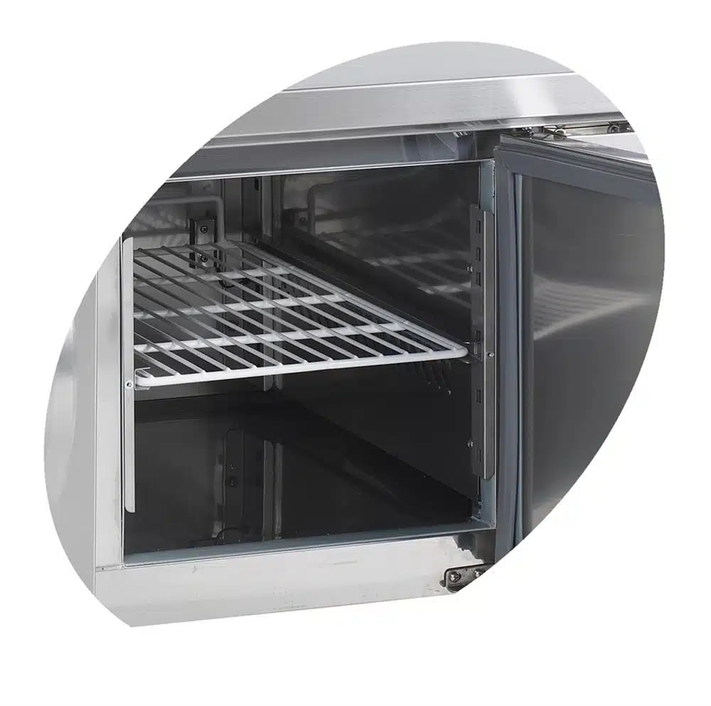UC5310 Rustfrit Kølebord med 3 Døre, 262L - Billede 2