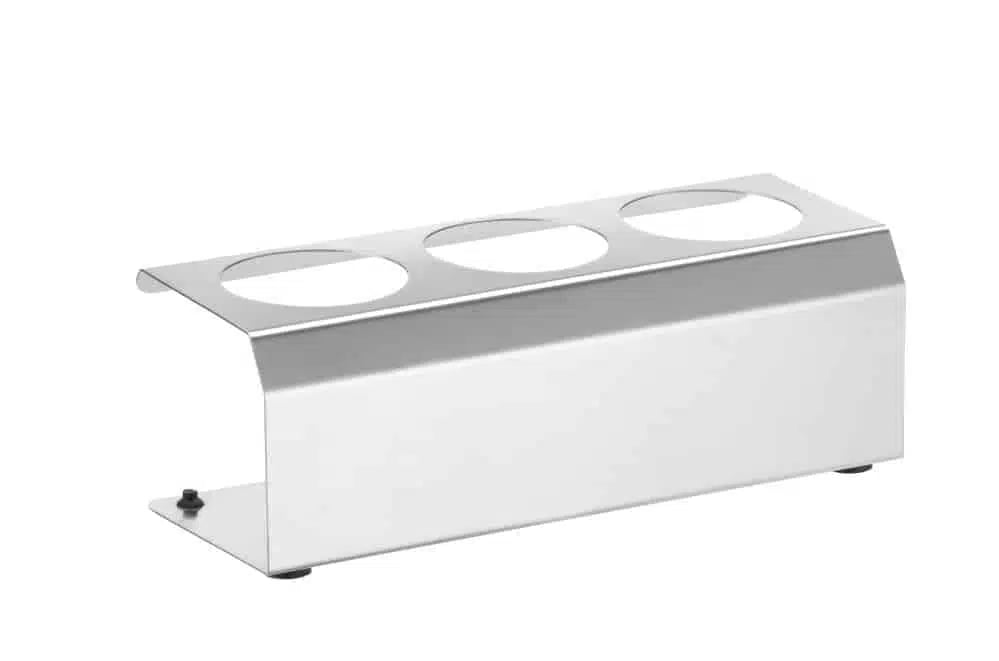 Sauceholder med 3 åbninger, ø57 mm, 229x90x78mm - kvalitetsfinish