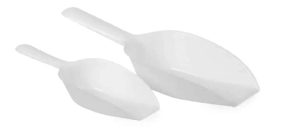 Robust skovl i polypropylen, 0,65l, (l)330mm - tåler høj varme - Billede 2