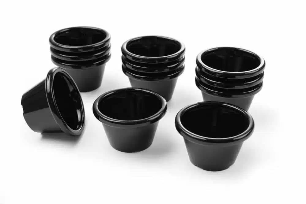 Ramekin - 12 stk, Hendi, 0,045L, Sort, ø60x(H)35mm - Billede 4