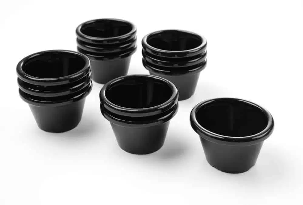 Ramekin - 12 stk, Hendi, 0,045L, Sort, ø60x(H)35mm - Billede 5