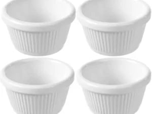 Ramekin - 4 stk, Fine Dine, 50 ml, ø70x(H)35mm, Ribbet.